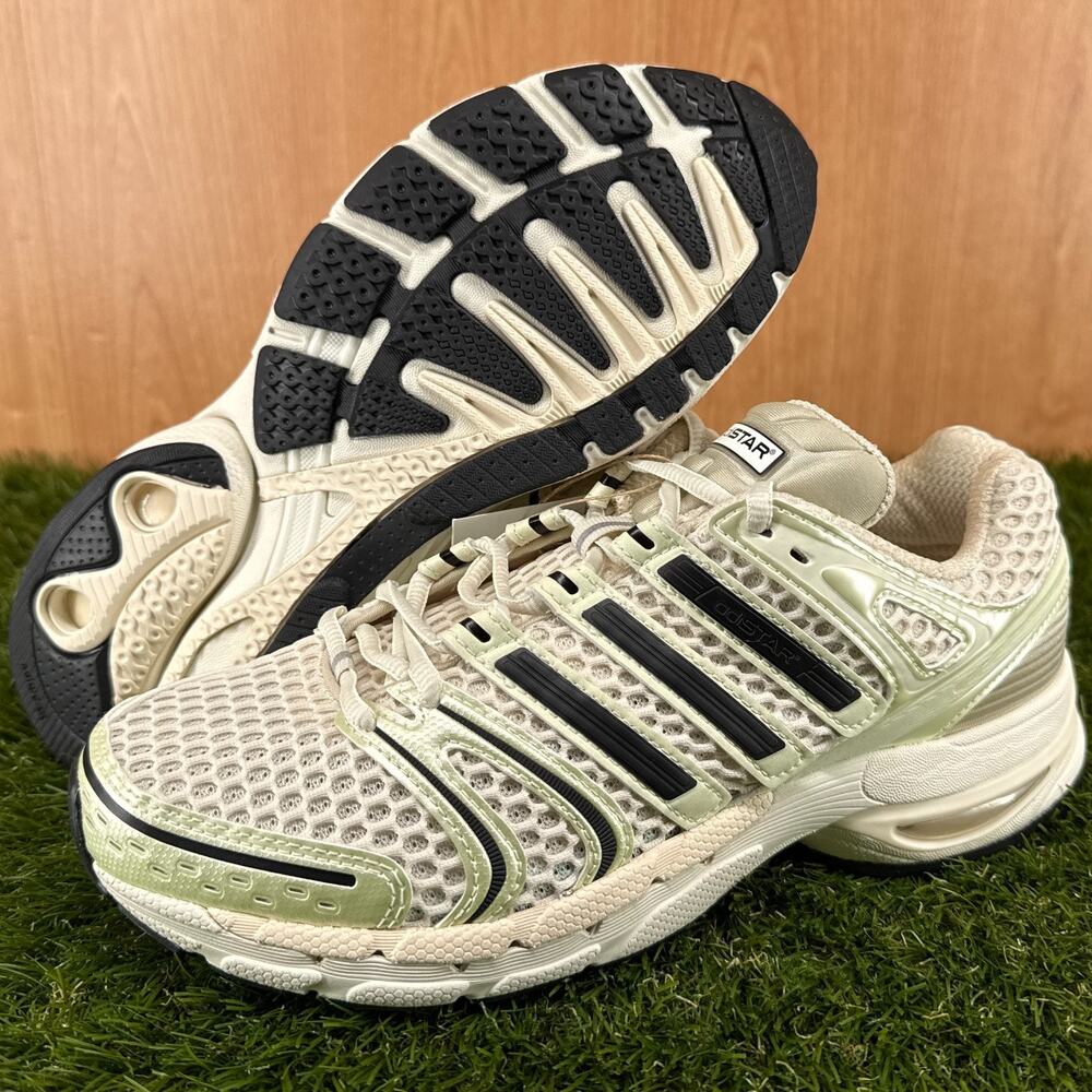 adidas Adistar Control 5 White Black Running Shoes KI6152 Men's 7 / Women's 8